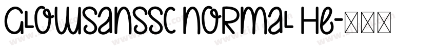 GlowSansSC Normal He字体转换